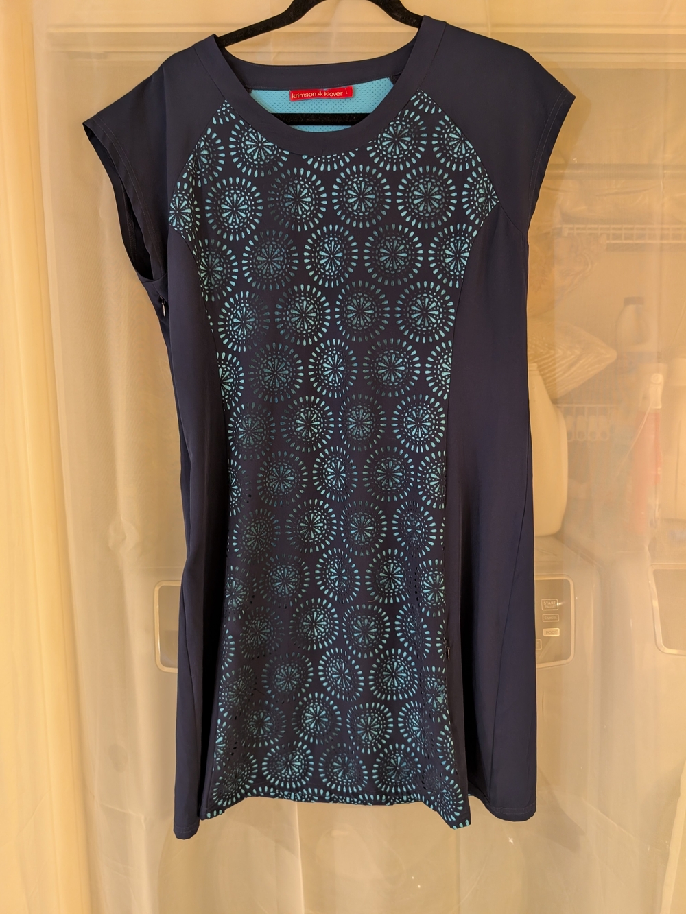 Krimson Klover Navy and Teal Dress